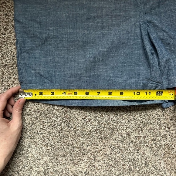 Merona Blue Bermuda Shorts Relaxed Fit-Cotton NWT - Picture 7 of 7